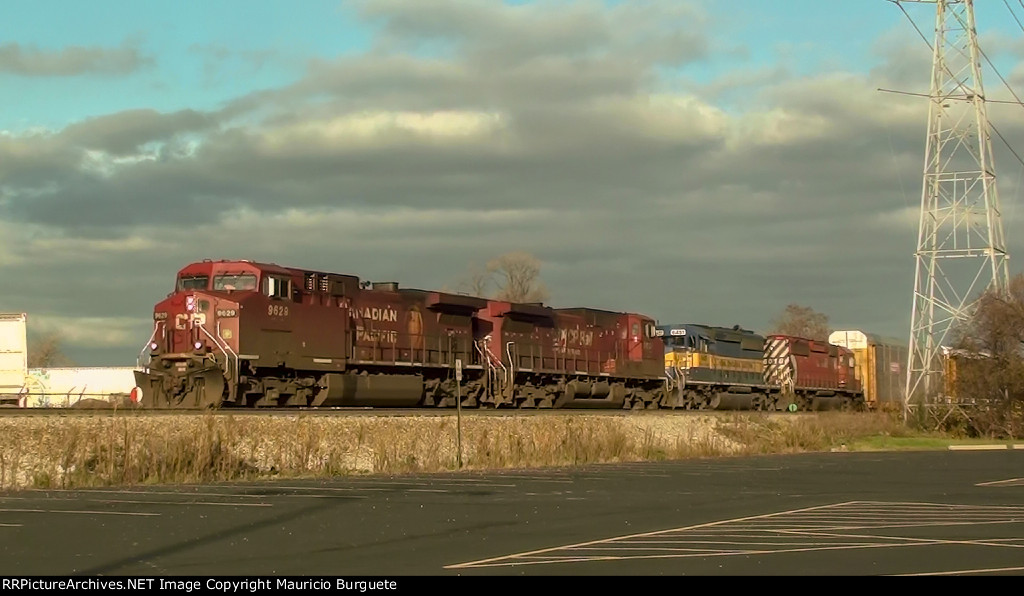 Canadian Locos leading a train